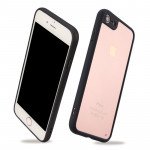 Wholesale iPhone 7 Slim Clear Hybrid Case (Black)